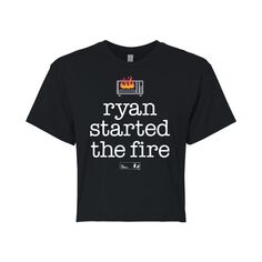 Укороченная футболка The Office Ryan Fire для юниоров Licensed Character
