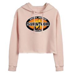 Укороченная худи с логотипом Juniors&apos; Survivor Licensed Character, розовый