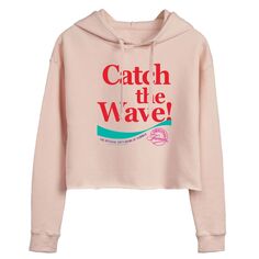 Укороченное худи Coca-Cola Catch Wave для юниоров Licensed Character, розовый