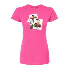 Юниорская футболка Selena Polaroids с приталенным рисунком и рисунком Licensed Character, розовый