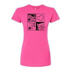Детская футболка с рисунком «Губка Боб» в сетку Licensed Character, розовый