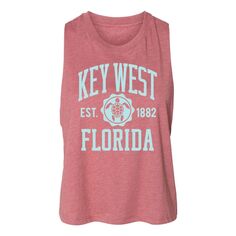 Майка с рисунком Racerback для юниоров Key West Licensed Character, розовый