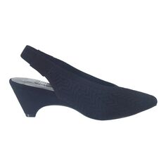 Женские туфли-лодочки с ремешком Impo Elaira из эластичного трикотажа Impo, черный