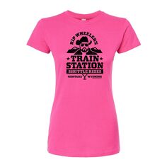 Облегающая футболка Yellowstone RIP Wheeler Train для юниоров Licensed Character, розовый