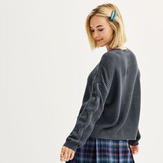 Пуловер с вафельным узором SO для юниоров SO