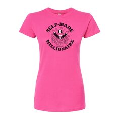 Облегающая футболка для юниоров Monopoly Millionaire Licensed Character, розовый