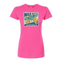 Детская футболка с рисунком «Nice Kitty» Disney/Pixar Monsters Inc. Licensed Character, розовый