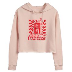 Укороченная толстовка с рисунком Coca-Cola Can для юниоров Licensed Character, розовый