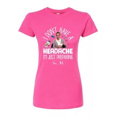 Облегающая футболка The Office для юниоров от головной боли Licensed Character, розовый