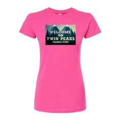 Облегающая футболка Twin Peaks для юниоров Welcome Licensed Character, розовый