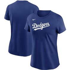 Женская футболка Nike Royal Los Angeles Dodgers с надписью Nike