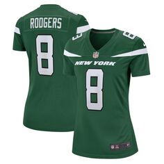 Женское игровое джерси Nike Aaron Rodgers Gotham Green New York Jets Nike