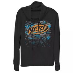Пуловер с камуфляжным принтом и воротником-хомутом для юниоров Nerf Logo Licensed Character