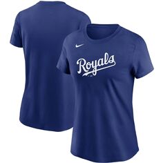 Женская футболка Nike Royal Kansas City Royals с надписью Nike