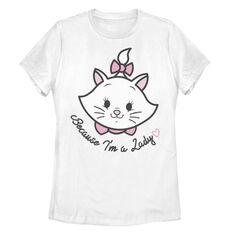 Мини-футболка с карманом Marie I&apos;m A Lady для юниоров Disney&apos;s The Aristocats с рисунком Licensed Character