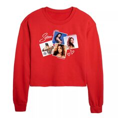 Укороченный свитшот с рисунком Selena Photos для юниоров Licensed Character, красный