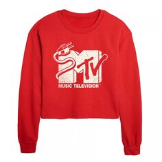 Укороченный свитшот с логотипом MTV Unplugged для юниоров Licensed Character, красный