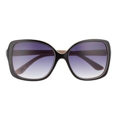 Двухцветные квадратные солнцезащитные очки большого размера LC Lauren Conrad Cellarz — для женщин LC Lauren Conrad, черный