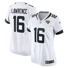 Женское джерси Nike Trevor Lawrence White Jacksonville Jaguars драфта НФЛ 2021 года, выбранное в первом раунде Nike