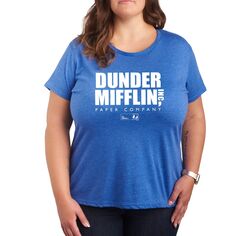 Детская футболка больших размеров The Office с логотипом Dunder Mifflin Licensed Character
