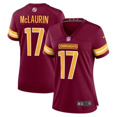 Женская игровая майка Nike Terry McLaurin Burgundy Washington Commanders Nike