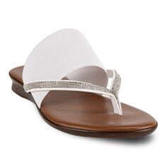 Итальянские сандалии-стринги Sorbi от итальянских сапожников Italian Shoemakers, белый