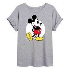 Классическая футболка Disney&apos;s Mickey Mouse для детей с струящимся рисунком Микки Мауса Disney