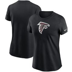 Женская черная футболка с логотипом Nike Atlanta Falcons Essential Nike
