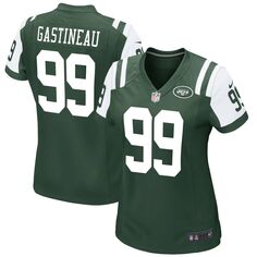 Женская игровая майка Nike Mark Gastineau Green New York Jets Retired Game Nike