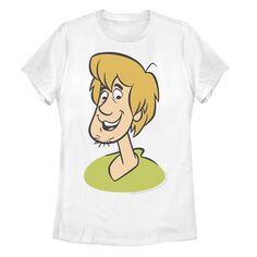 Детская футболка с рисунком «Шэгги-Портрет Скуби-Ду» Licensed Character, белый