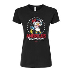 Облегающая футболка Disney&apos;s Junior&apos;s Sweethearts Disney