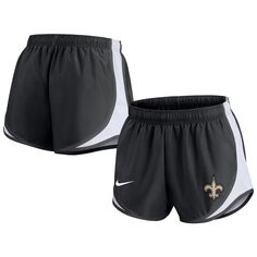 Женские черные шорты Nike New Orleans Saints Tempo Nike