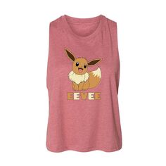 Укороченная мускулистая майка Pokémon Eevee для юниоров Licensed Character