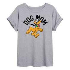 Футболка с струящимся рисунком для юниоров «Микки и друзья» Disney&apos;s Pluto Dog Mom Disney
