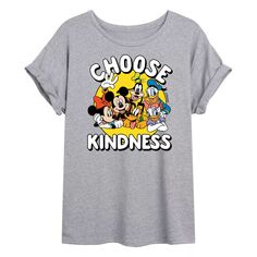 Детская футболка Disney&apos;s Mickey and Friends Kindness с струящимся рисунком Disney
