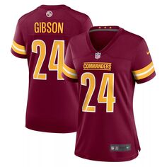 Женская игровая майка Nike Antonio Gibson Burgundy Washington Commanders Nike