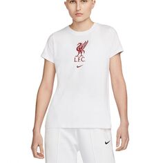 Женская белая футболка Nike Liverpool Crest Nike