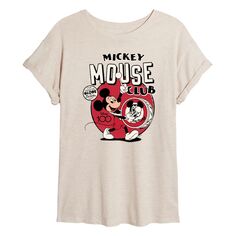 Струящаяся футболка с кругом Микки Мауса Disney 100 Juniors Disney