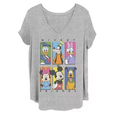 Детская футболка больших размеров с изображением персонажей Disney&apos;s Mickey &amp; Friends с графическим рисунком Disney