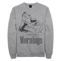 Флисовая футболка с надписью «Спящая красавица Диснея» для юниоров «No Mornings» Disney