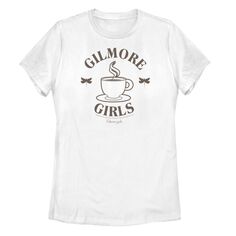 Футболка с логотипом и графическим рисунком Gilmore Girls Coffee Cup для юниоров Licensed Character, белый