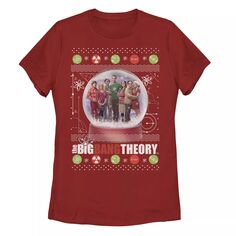 Рождественская футболка с снежным шаром для юниоров «Теория большого взрыва» Licensed Character