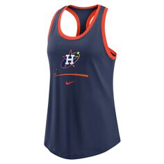 Женская темно-синяя майка Nike Houston Astros City Connect Tri-Blend Nike