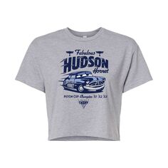 Укороченная футболка с рисунком Hudson Disney/Pixar&apos;s Cars Juniors Disney, серый