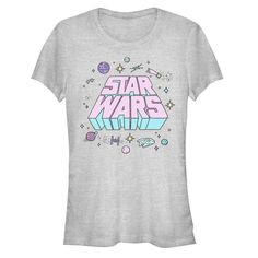 Детская приталенная футболка с ярким логотипом в стиле поп-арт «Звездные войны» Licensed Character
