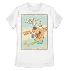 Футболка с плакатом «Кошелек или жизнь Скуби-Ду для юниоров Scooby Snacks Spooky Snacks» Licensed Character