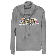 Пуловер с воротником-хомутом и логотипом в стиле 90-х годов для юниоров Nerf Summer Camp Licensed Character