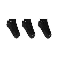 Набор из 3 женских носков для тренировок Nike Max с мягкой подкладкой на каждый день Nike, черный
