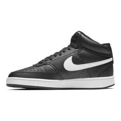 Женские туфли средней высоты Nike Court Vision Nike, черный/белый
