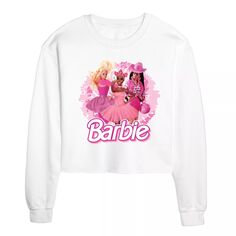 Укороченный флисовый пуловер с рисунком Barbie Selfie для юниоров Licensed Character
